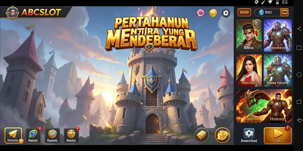 Gameplay menegangkan di menara pertahanan yang menantang.