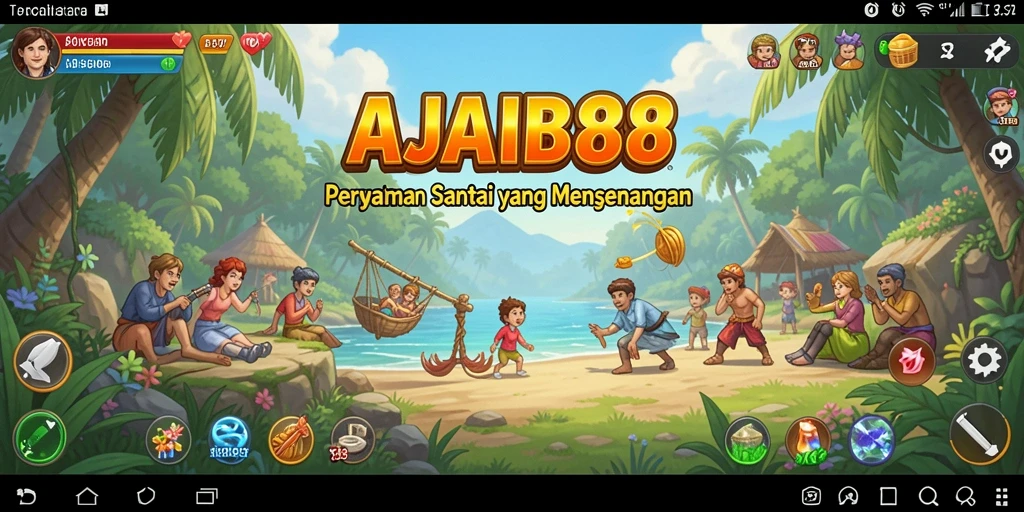 Tampilan gameplay AJAIB88 yang seru dan menantang.