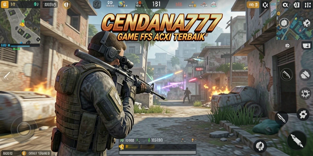 Tangkapan layar menunjukkan pertempuran seru dalam CENDANA777.