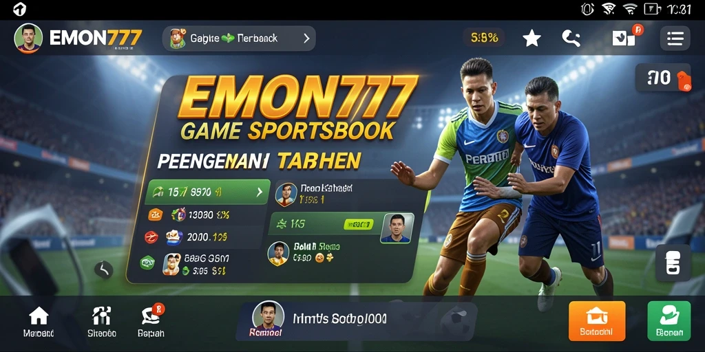 Tampilan gameplay Sportsbook yang menarik dan interaktif.