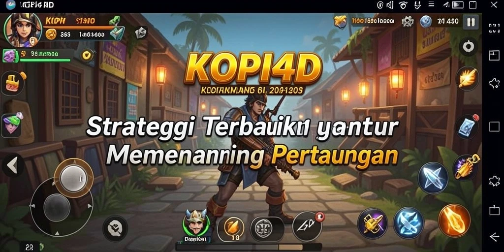 Screenshot menunjukkan aksi intens dalam gameplay KOPI4D.