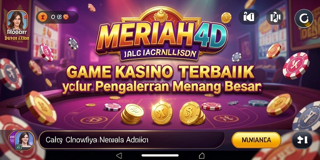 Screenshot gameplay MERIAH4D menampilkan keseruan permainan Kasino.