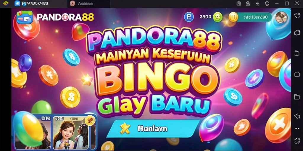 Tampilan bermain Bingo yang dinamis dan menarik di PANDORA88.