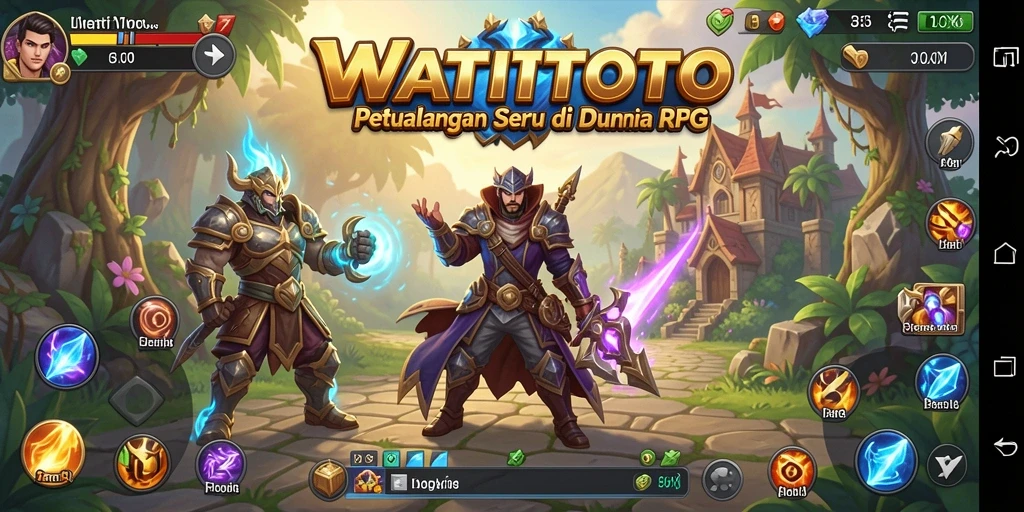 Tampilan gameplay WATITOTO yang memukau dan mendebarkan.